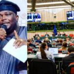 Peter Ameh Reacts After He Saw Peter Obi Sitting Among Members Of European Parliament In France 1764154153970
