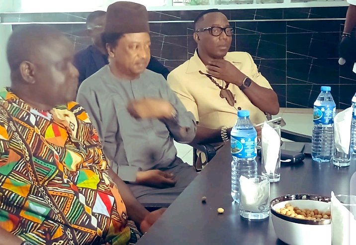 Reactions As APC Chieftain, Shehu Sani And Omoyele Sowore Were Spotted Together At An Event