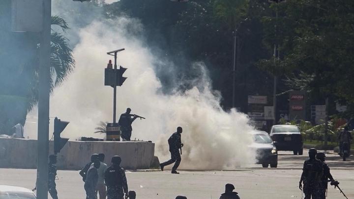 Protest: There was a counter shooting of tear gas between the Military and Police —Solomon Dalung