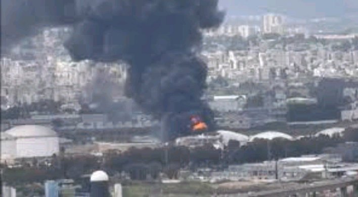 Iranian Missile Strike Reported Near Bazan Oil Refinery In Israeli City Of Haifa