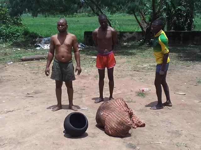 God Help Us: 3 Arrested in Rivers State for Beheading Nine-Year-Old School Boy Coming Back from School (Video)