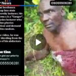 Fulani herdsmen Kidnap Imo state University lecturer; Mr. Onyema a.k.a "Ganger", a physics lecturer who teaches physics practical and demand for 10m random Screenshot_20260526-102647