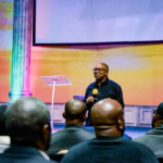 Reactions As Obi Was Seen Addressing A Large Crowd At An International Conference In South Africa c1a612cf2ba640a6bd87126fdd8ba6f7