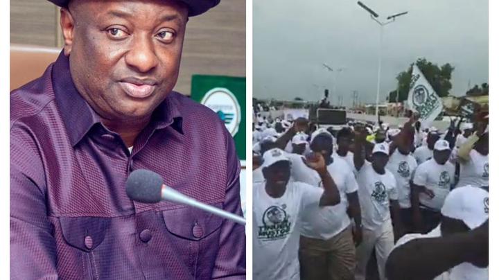 Festus Keyamo Mocks Opposition As Mass APC Supporters Stage “Tinubu Must Go Again” Walk In Adamawa